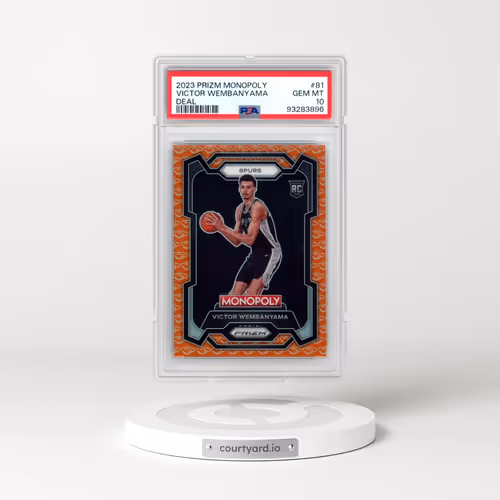 2023 Panini Prizm Monopoly #81 Victor Wembanyama - Deal (PSA 10 GEM MINT)
