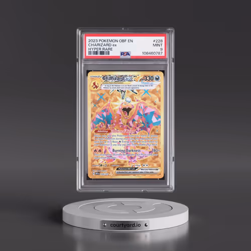 2023 Pokémon Obf EN-Obsidian Flames #228 Charizard EX - Holo Hyper Rare (PSA 9 MINT)
