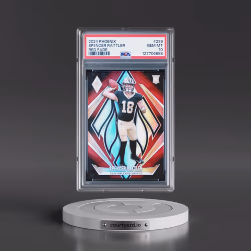 2024 Panini Phoenix #239 Spencer Rattler - Red Fade (PSA 10 GEM MINT)