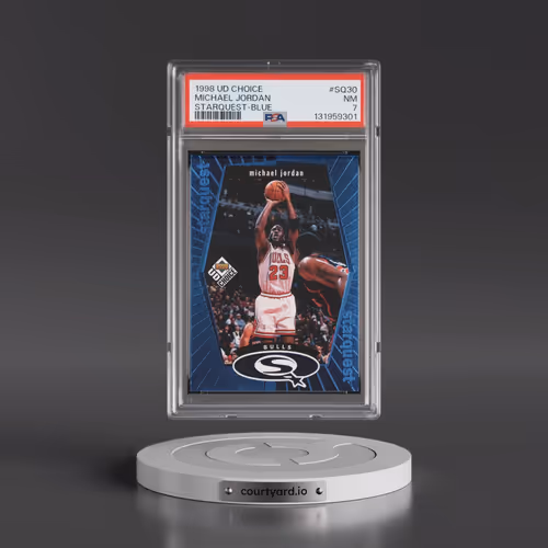 1998 UD Choice Starquest #SQ30 Michael Jordan - Blue (PSA 7 NM)
