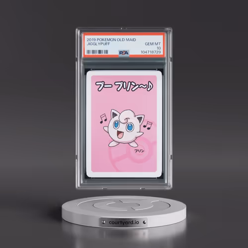 2019 Pokémon Old Maid Jigglypuff (PSA 10 GEM MINT)