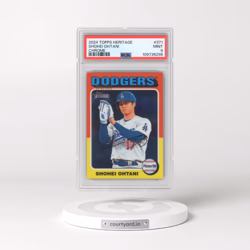 2024 Topps Heritage #371 Shohei Ohtani - Chrome (PSA 9 MINT)