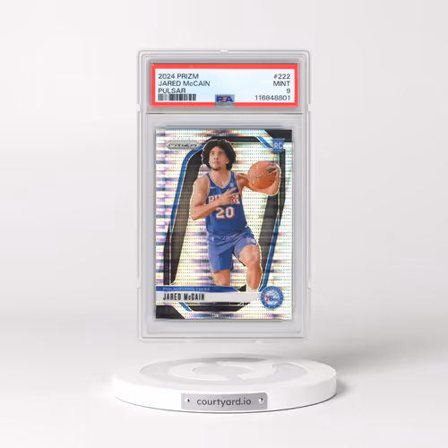 2024 Panini Prizm #222 Jared McCain - Pulsar (PSA 9 MINT)