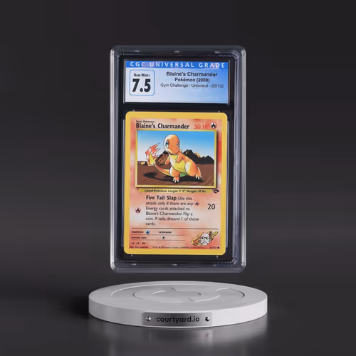 2000 Gym Challenge #60/132 Blaine's Charmander (CGC 7.5 NM+)