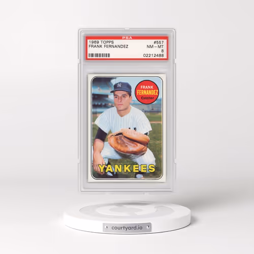 1969 Topps #557 Frank Fernandez (PSA 8 NM-MT)