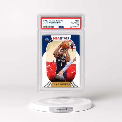 2020 Panini Hoops #163 Zion Williamson (PSA 10 GEM MINT)
