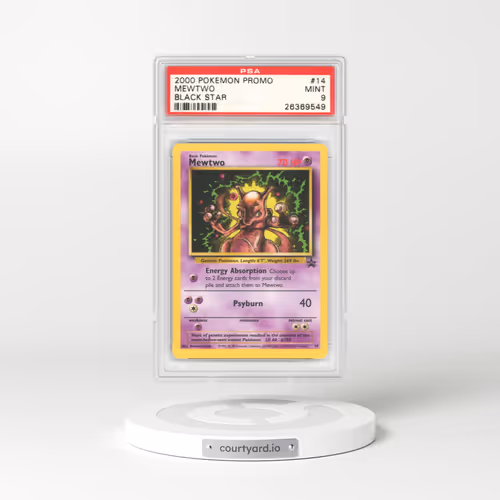 2000 Pokémon Promo Black Star #14 Mewtwo (PSA 9 MINT)