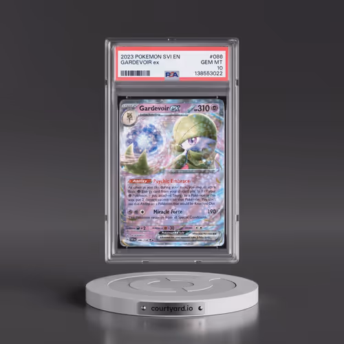 2023 Pokémon Svi EN-Scarlet & Violet #086 Gardevoir EX - Holo (PSA 10 GEM MINT)