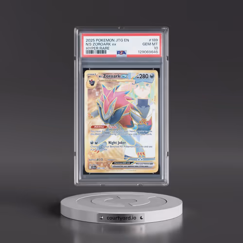 2025 Pokémon Jtg EN-Journey Together #189 N's Zoroark EX - Holo Hyper Rare (PSA 10 GEM MINT)