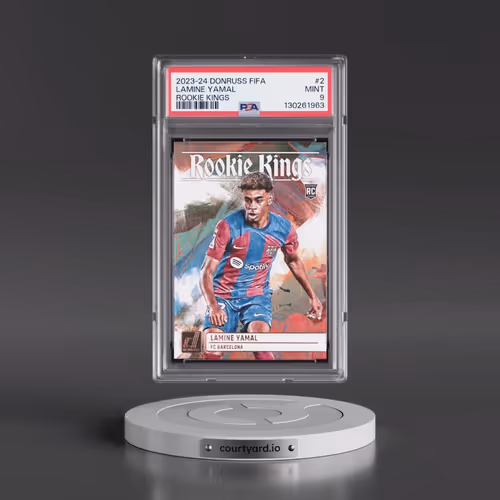 2023-24 Panini Donruss FIFA Rookie Kings #2 Lamine Yamal (PSA 9 MINT)