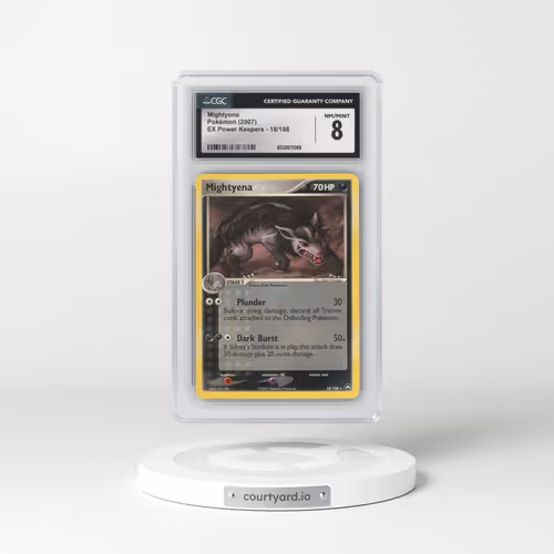 2007 Pokémon EX Power Keepers #18 Mightyena (CGC 8 NM-MT)