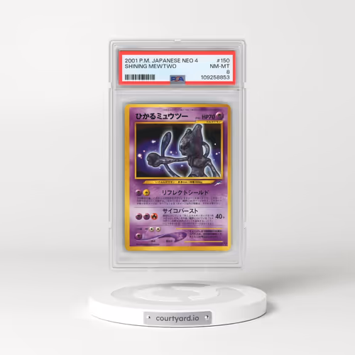 2001 Pokémon Neo 4 #150 Shining Mewtwo - Holo (PSA 8 NM-MT)