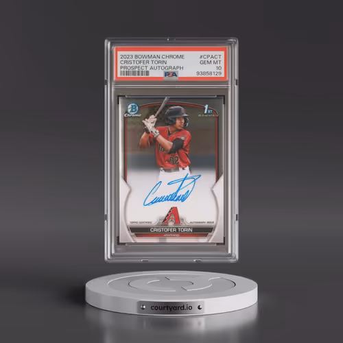 2023 Bowman Chrome Prospect Autographs #CPACT Cristofer Torin (PSA 10 GEM MINT)