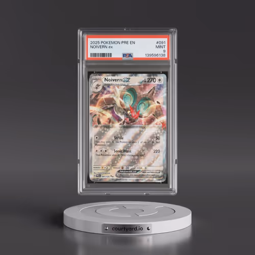 2025 Pokémon Pre EN-Prismatic Evolutions #091 Noivern EX - Holo (PSA 9 MINT)