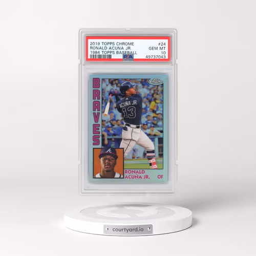 2019 Topps Chrome 1984 Topps Baseball #24 Ronald Acuna Jr. (PSA 10 GEM MINT)