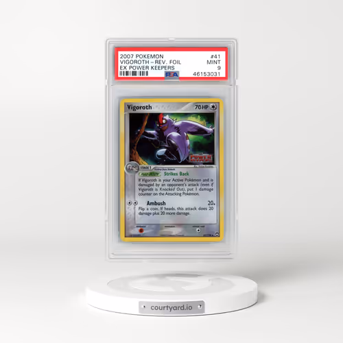 2007 Pokémon EX Power Keepers #41 Vigoroth - Reverse Foil (PSA 9 MINT)