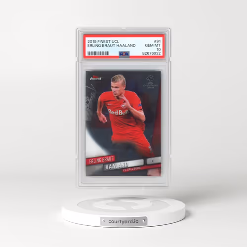 2019 Finest UEFA Champions League #91 Erling Braut Haaland (PSA 10 GEM MINT)