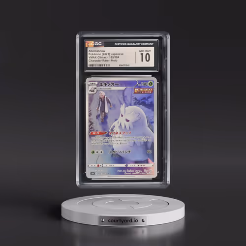 2021 VMAX Climax #185/184 Abomasnow - Character Rare Holo (CGC 10 GEM MINT)