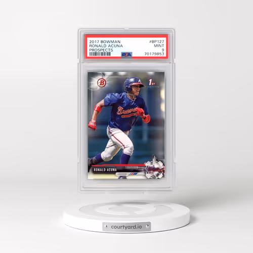 2017 Bowman Prospects #BP127 Ronald Acuna (PSA 9 MINT)