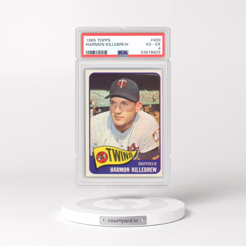 1965 Topps #400 Harmon Killebrew (PSA 4 VG-EX)