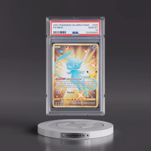 2021 Pokémon Celebrations #025 Mew - Full Art (PSA 10 GEM MINT)