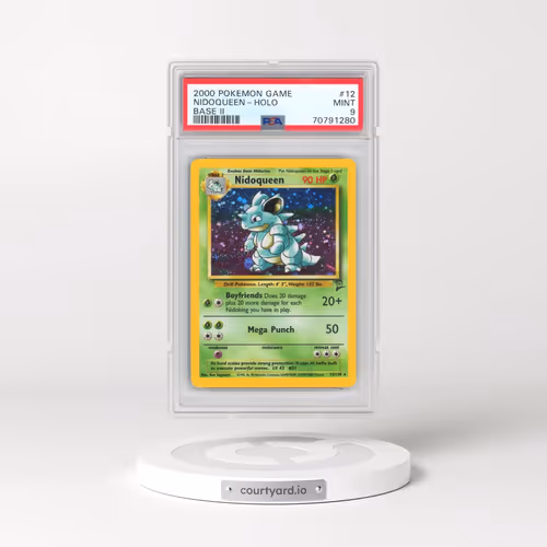 2000 Pokémon Game Base II #12 Nidoqueen - Holo (PSA 9 MINT)