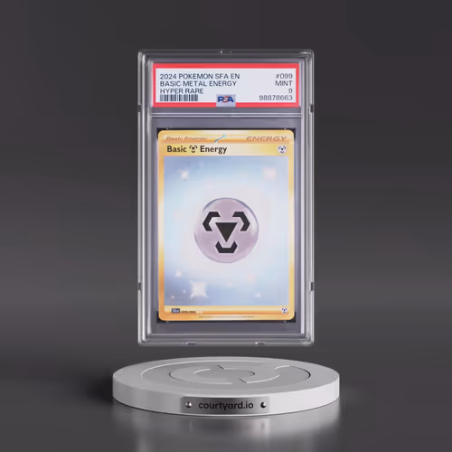 2024 Pokémon Sfa EN-Shrouded Fable #099 Basic Metal Energy - Hyper Rare (PSA 9 MINT)
