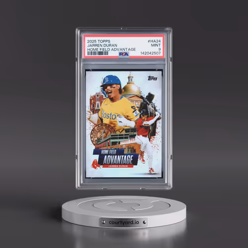 2025 Topps Home Field Advantage #HA24 Jarren Duran - Series 2 (PSA 9 MINT)