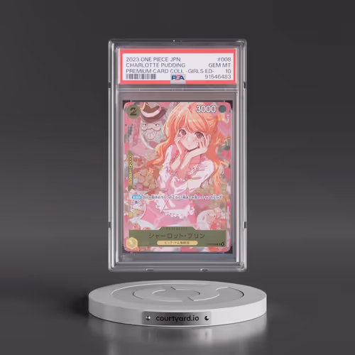 2023 One Piece Japanese Premium Card Collection -Girls Edition #008 Charlotte Pudding (PSA 10 GEM MI