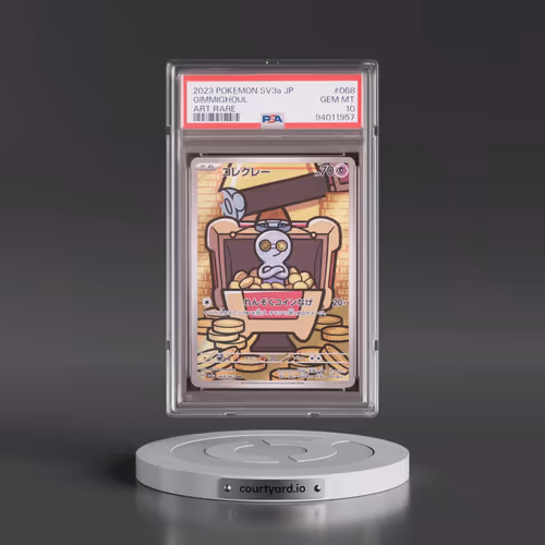 2023 Pokémon Sv3a-Raging Surf #068 Gimmighoul - Art Rare (PSA 10 GEM MINT)