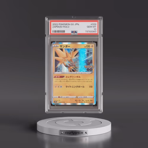 2022 Pokémon Go #029 Zapdos - Holo (PSA 10 GEM MINT)