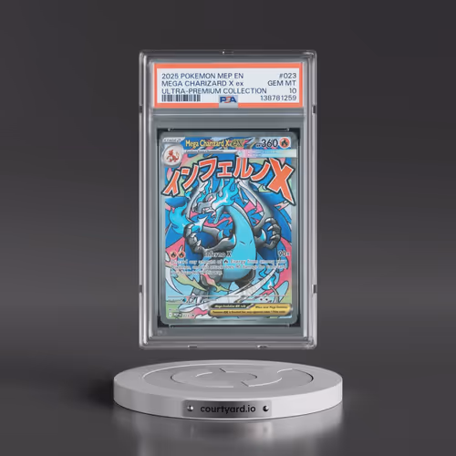 2025 Pokémon Mep EN-Me Black Star Promo #023 Mega Charizard X EX - Holo Mega Charizard X EX Ultra-Pr