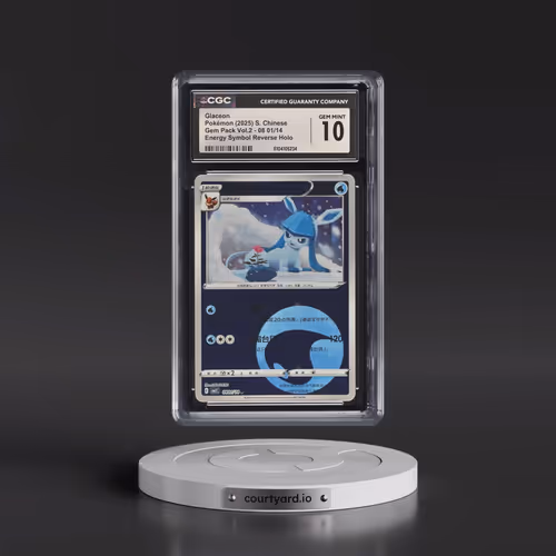 2025 Gem Pack Volume 2 - CBB2C - Simplified #08 01/14 Glaceon - Reverse Holo Energy Symbol (CGC 10 G