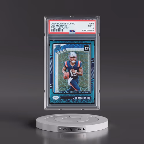 2024 Panini Donruss Optic #255 Joe Milton III - Teal Velocity (PSA 9 MINT)