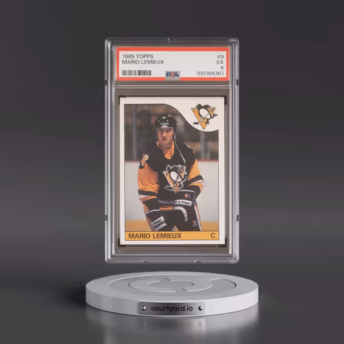 1985 Topps #9 Mario Lemieux (PSA 5 EX)