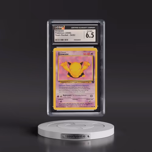 1999 Team Rocket #54/82 Drowzee (CGC 6.5 EX-NM+)