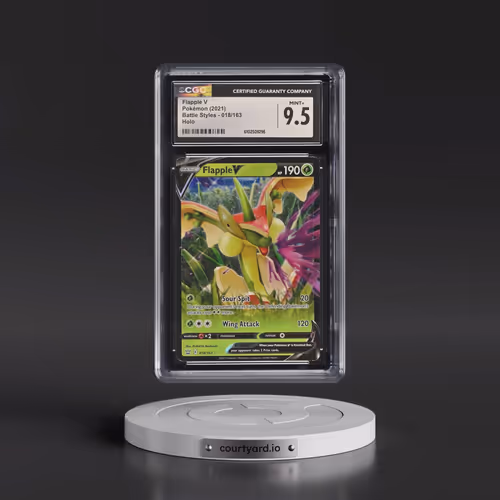 2021 Battle Styles #018/163 Flapple V - Holo Ultra Rare (CGC 9.5 MINT+)
