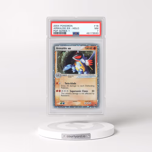 2004 Pokémon Pop Series 1 #16 Armaldo EX - Holo Holo (PSA 7 NM)