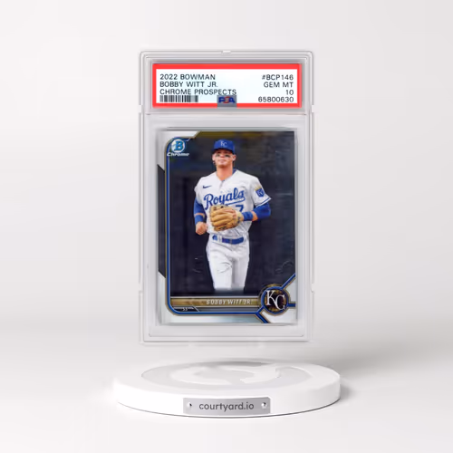 2022 Bowman Chrome Prospects #BCP146 Bobby Witt Jr. (PSA 10 GEM MINT)