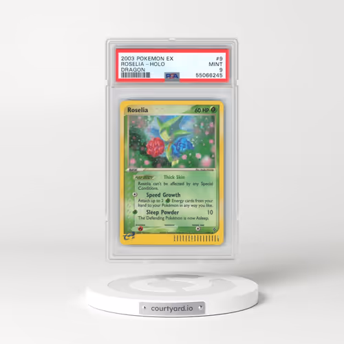 2003 Pokémon EX Dragon #9 Roselia - Holo (PSA 9 MINT)