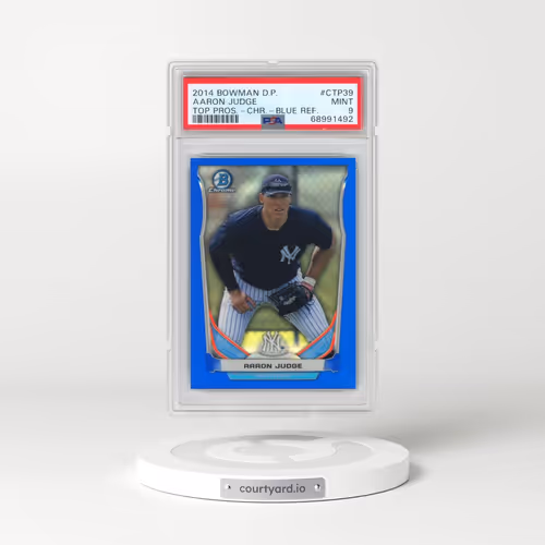 2014 Bowman Draft Picks Top Prospects #CTP39 Aaron Judge - Chrome-Blue Refractor (PSA 9 MINT)