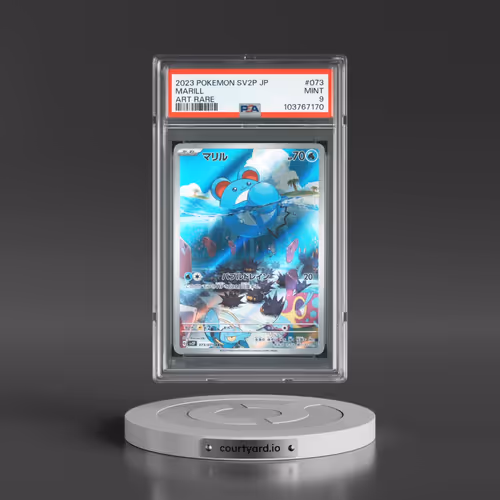 2023 Pokémon Sv2p-Snow Hazard #073 Marill - Art Rare (PSA 9 MINT)