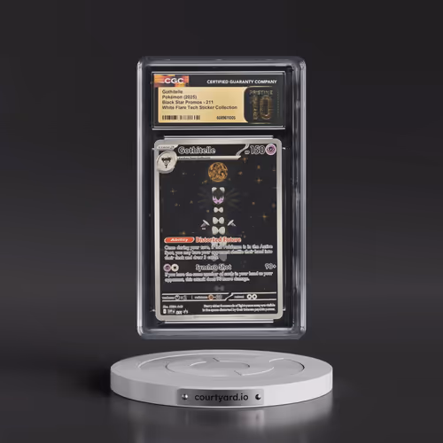 2025 Pokémon Svp EN-SV Black Star Promo #211 Gothitelle - White Flare Tech Sticker Collection (CGC 1