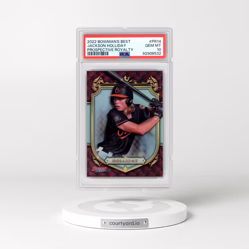 2022 Bowman's Best Prospective Royalty #PR14 Jackson Holliday (PSA 10 GEM MINT)