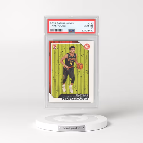 2018 Panini Hoops #250 Trae Young (PSA 10 GEM MINT)