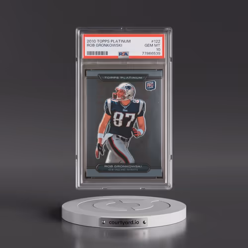 2010 Topps Platinum #122 Rob Gronkowski (PSA 10 GEM MINT)