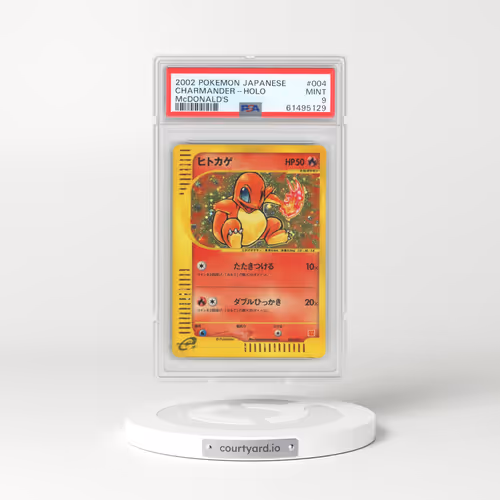 2002 Pokémon McDonald's #004 Charmander - Holo (PSA 9 MINT)