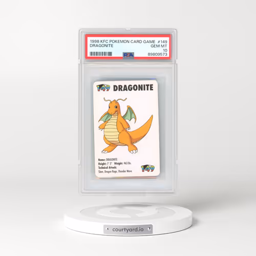 1998 KFC Pokemon Card Game #149 Dragonite (PSA 10 GEM MINT)