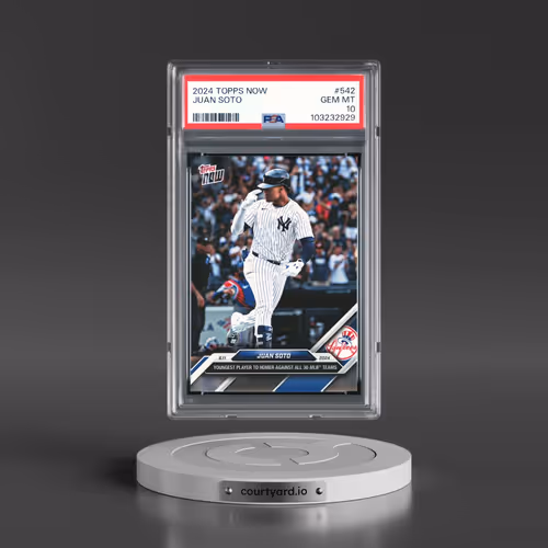2024 Topps Now #542 Juan Soto (PSA 10 GEM MINT)