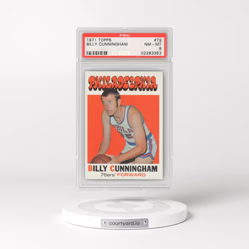1971 Topps #79 Billy Cunningham (PSA 8 NM-MT)